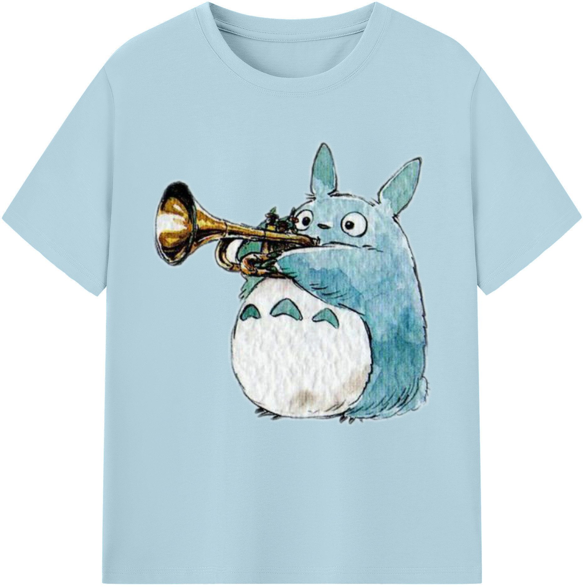 （画像用） となりのトトロ 草壁メイ 草壁サツキ My Neighbor Totoro Satsuki Kusakabe Mei Kusakabe 綿100％半袖Tシャツ（フロントプリント）